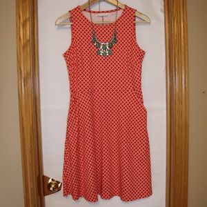 EUC NY&Co Fit and Flare Dress with Pockets